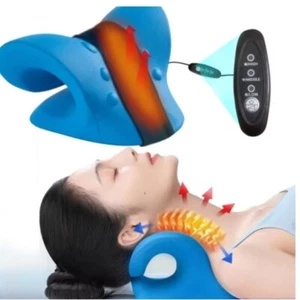 Estirador de cuello eléctrico pulso tracción cervical relajación calefacción punto de acupuntura masaje-S - Imagen 1 de 17