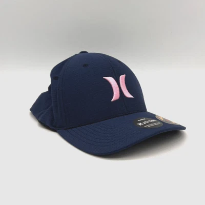 Gorra de béisbol Hurley Flexfit H2O-Dri Pismo transpirable unisex azul con rosa Foto 1 de 4