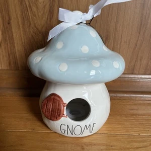 NEW Rae Dunn Ceramic 8” Gnome Birdhouse - Super Cute! - NIB - Picture 1 of 5