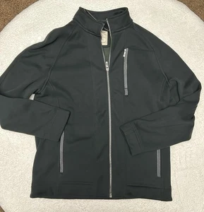 Tommy Bahama Chaqueta Para Hombres Mediana Negra Cremallera Completa Polar Chaqueta Bolsillos para Brazos/Pecho - Imagen 1 de 20