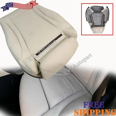 Nuevo para Mercedes Benz C300 2015-2020 cubierta de asiento inferior del conductor delantero cuero tostado Foto 1 de 4