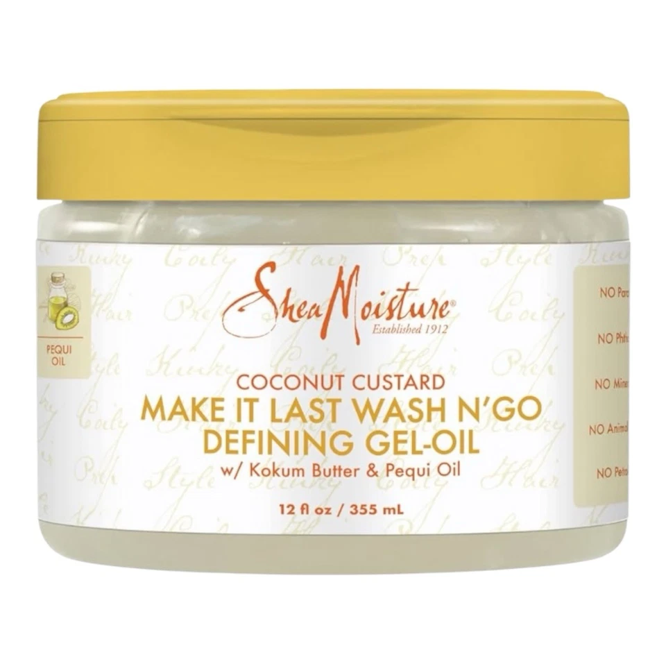 Aceite gel definidor SHEA HIDRATAR natillas de coco Make It Last Wash N Go 12 oz Foto 1 de 1