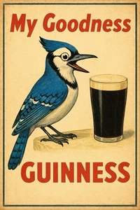 Guinness Beer Strength Vintage Poster Print Metal Sign 12x8in Old 9 - Picture 1 of 6