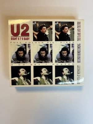 U2 – Eight 5 7 9 Baby 3 CD box set with poster - Rare - Image 1 of 4