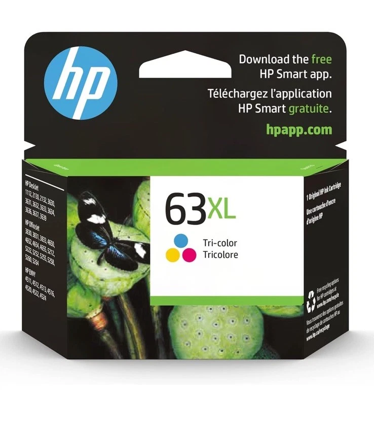 HP 63XL Tri-color High-yield Ink Cartridge  - Image 1 of 1