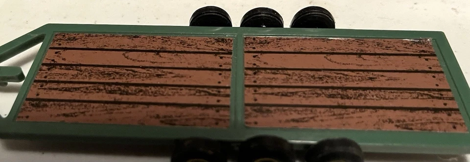 ERTL Mini Toys John Deere  Tri Axle Machinery Trailer  1/64 - Image 1 of 1