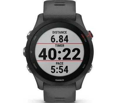 Garmin Forerunner 255 46mm GPS HRM Bluetooth Fitness Slate Smartwatch A - Image 1 of 3