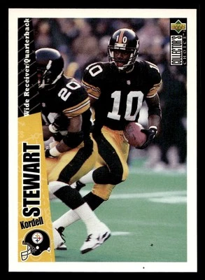 1996 Collector's Choice Kordell Stewart #161 Pittsburgh Steelers - Image 1 of 2