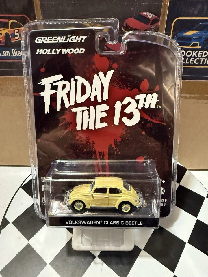 Greenlight Hollywood Friday The 13th Volkswagen Beetle 1/64 Diecast Foto 1 de 4