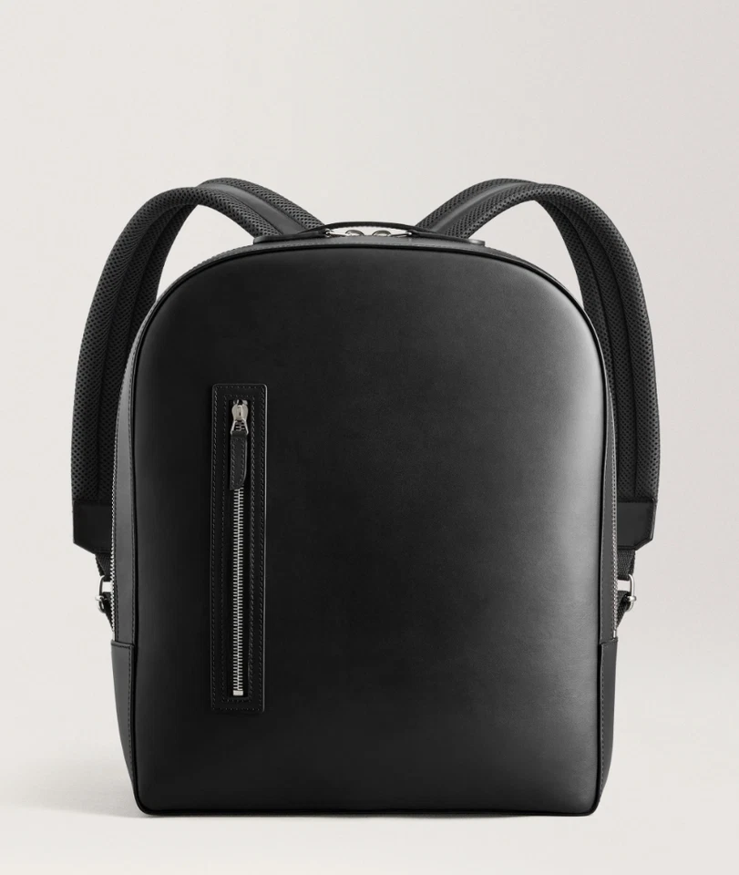Carl Friedrik Luxury Backpack - Black Leather - Image 1 of 4