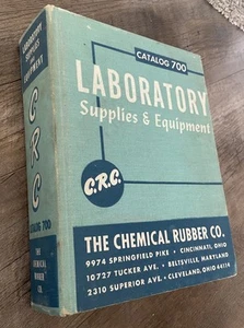Vintage 1964 CRC Laboratory Supplies & Equipment Catalog 700 Chemical Rubber Co. - Imagen 1 de 14