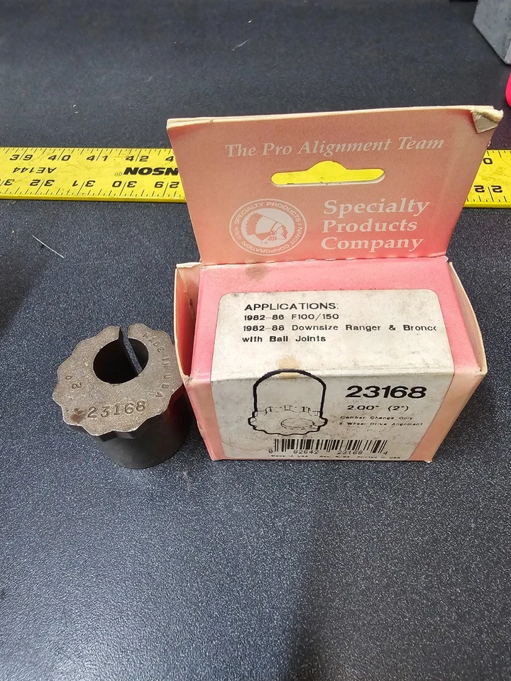 Manguito de alineación SPC 23168 ±2° para Ford F100/F150 Ranger Bronco II 1982-1986 Foto 1 de 1