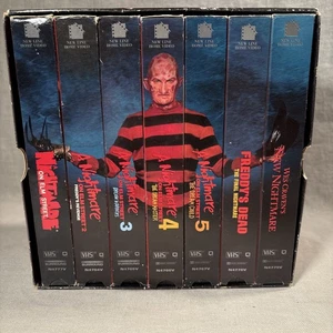 NIGHTMARE On Elm Street VHS Nightmare Collection 1999 bandes VHS 1-7 Freddy - Photo 1/20