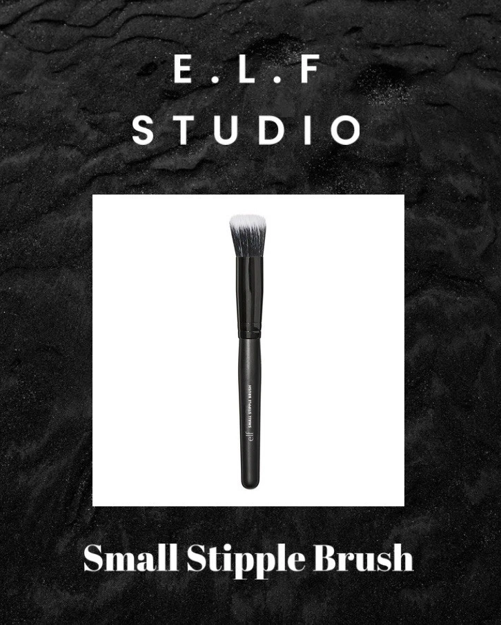 E.L.F. Small Stipple Brush #84025 – 6.75" Synthetic Duo Fiber Makeup Brush - Image 1 of 4