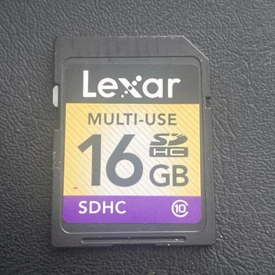 Lexar 16GB - SDHC Card - Multi Use - Image 1 of 2