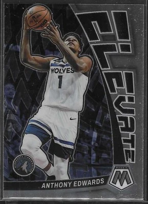 Anthony Edwards 2022-23 Panini Mosaic Elevate #5 Minnesota Timberwolves - Image 1 of 2