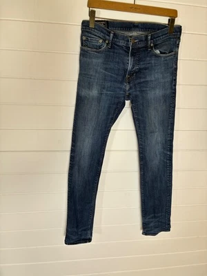 ABERCROMBIE & FITCH LANGDON SLIM LEG JEANS 33" W 32" L - Image 1 of 4