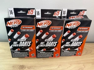Nerf Pro Performance Half Length Darts Blaster Mag x 75 Brand NEW - 3 BOXES - Picture 1 of 2