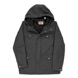 Levis Parka - Medium Black Polyester - Picture 1 of 7