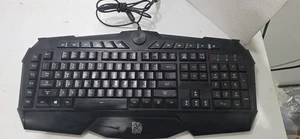 Thermaltake Tt Esports Challenger Prime Gaming Keyboard KB-CHM Working Red Light - Picture 1 of 3