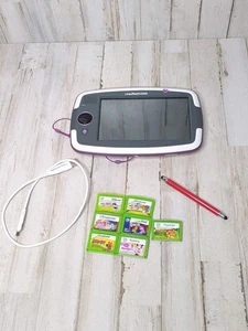 LeapFrog LeapPad Platinum Kids Learning Tablet Green 7 Games Power Cord (READ) - Picture 1 of 9