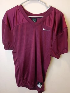Nike Maroon Football Jersey - NWT Large - Picture 1 of 3