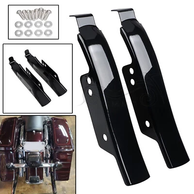 Black Fender-Saddlebag Filler Panels For Harley Touring Electra Glide FLHT 93-08 - Image 1 of 4
