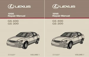 1998 Lexus GS 400 GS 300 Shop Service Repair Manual Complete Set - Picture 1 of 1
