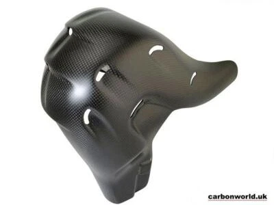 DUCATI PANIGALE V4 2021> CARBON EXHAUST HEAT SHIELD (EURO5) BY CARBONWORLD - Image 1 of 2