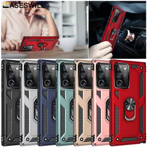 For Samsung Galaxy S24 S23 S22 S21 S20 FE Note20 Ultra 5G Ring Stand Case Cover - Picture 1 of 23