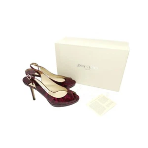 Jimmy Choo Nova Plum Tortoiseshell Patent Leather ~ UK 3.5 / EU 36.5 / US 6.5 - Picture 1 of 11