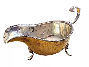 STERLINGSILBER SAUCIERE MAPPIN & WEBB LTD ANTIK LONDON SHEFFIELD - Bild 1 von 10