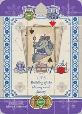 LISBOA board game HEAVY CARDBOARD Promo Card replaces #55. Ian O'Toole artwork - Image 1 of 3