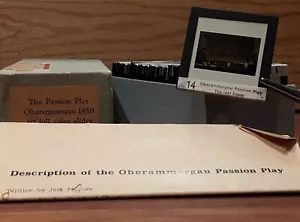 VTG 1950 Oberammergau Jesus Christ's Passion Play 50 Full Color 35mm Slides LENT - Picture 1 of 12