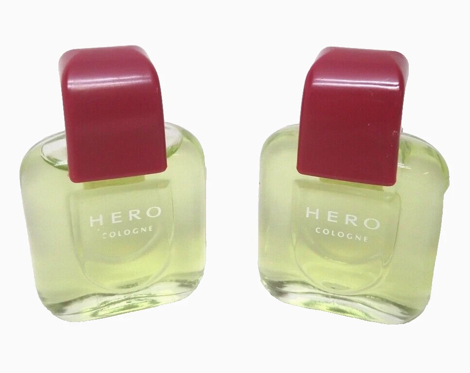 2 件 HERO COLOGNE BY PRINCE MATCHABELLI 男士-迷你 0.5 盎司/14 毫升免运费 — 第 1/2 张图片