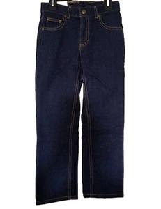 SONOMA Life+Style Boys Blue Straight Leg Jeans W/Adj Waistband Sz7 NWT FREE SHIP - Picture 1 of 2