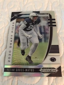2020-21 Panini Prizm Draft Picks Football RC Yetur Gross-Matos Silver Panthers🔥 - Picture 1 of 2