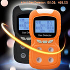 4 in 1 Gas Detector O2 H2S CO LEL EX Digital Gas Analyzer Air Quality Monitor