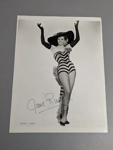 Jane Russell Hand Signed 8x10 Photo Autograph, Glossy - Picture 1 of 3