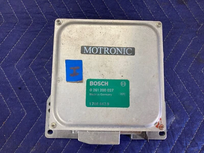 1984-1991 BMW 318i 325i E30 ECU Engine Control Unit Green 0261200027 OEM #2523M - Image 1 of 4
