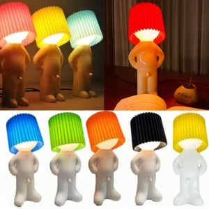 Naughty Boy Mr.P A Little Shy Man Creative Lamp Night Lights Home Decoration - Picture 1 of 26