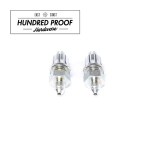 HUNDRED PROOF BRAKE TUCK -3AN BULKHEAD FITTINGS Honda Civic / Acura Integra SLVR - Bild 1 von 2