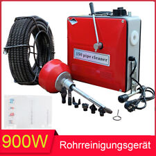 Rohrreinigungsgerät Rohrreinigungsmaschine, 900W Elektro Rohr reinigen Sanitär