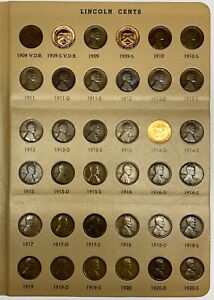 1909-2009 Lincoln Cent Penny Set Collection w/Proofs  295 Coins Dansco Missing 5