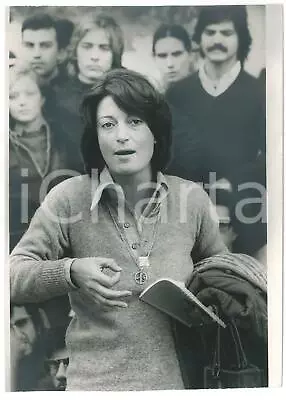 1980 Ca POLITICA - PARTITO RADICALE - Maria Adelaide AGLIETTA *Foto 18x24 Cm • 33€