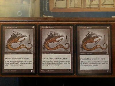 Magic The Gathering Metallic Sliver 3x Lot Tempest  - Image 1 of 2