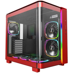 Montech KING 95 PRO Midi-Tower, Tempered Glass, ARGB - rot - Bild 1 von 4