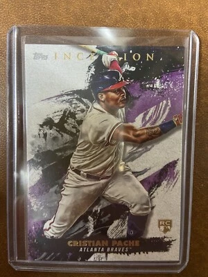 2021 topps inception christian pache RC braves #63 - Image 1 of 2