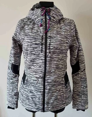 Chaqueta de esquí O'Neill PW Cove Perform blanca Aop para mujer 7P5017 talla pequeña Foto 1 de 4