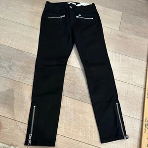 LOFT DAMENJEANS GRÖSSE 0/25 PETITE SCHWARZ REISSVERSCHLUSS AKZENTE NEU - Bild 1 von 9